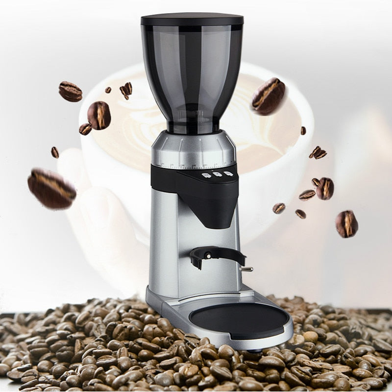 ZD-16 Electric Commercial Coffee Grinder Italian Coffee Grinders 350g 40 Files Adjustable Thickness Electric Coffee Mill Machine
