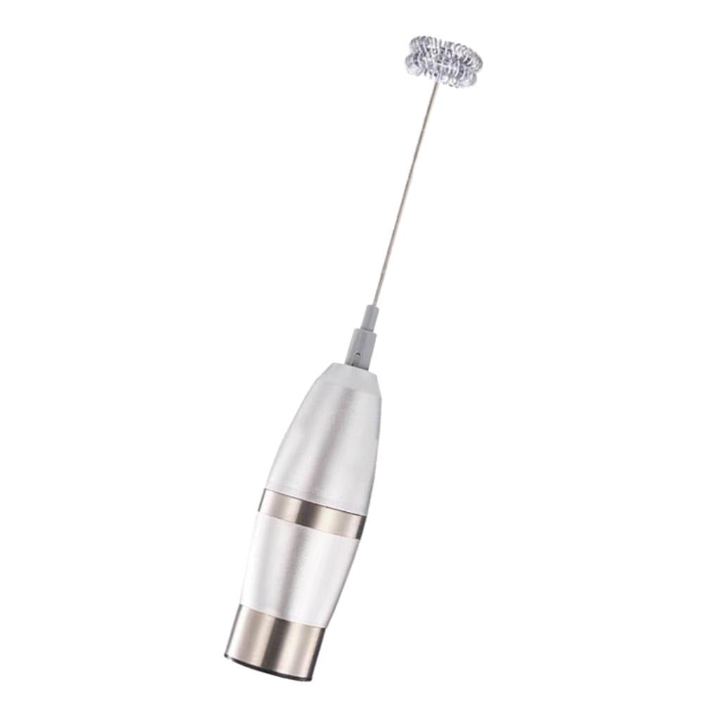 Electric Milk Frother Handheld Stainless Steel Frother Mixer Propeller for Coffee Latte Cappuccino Hot Chocolate