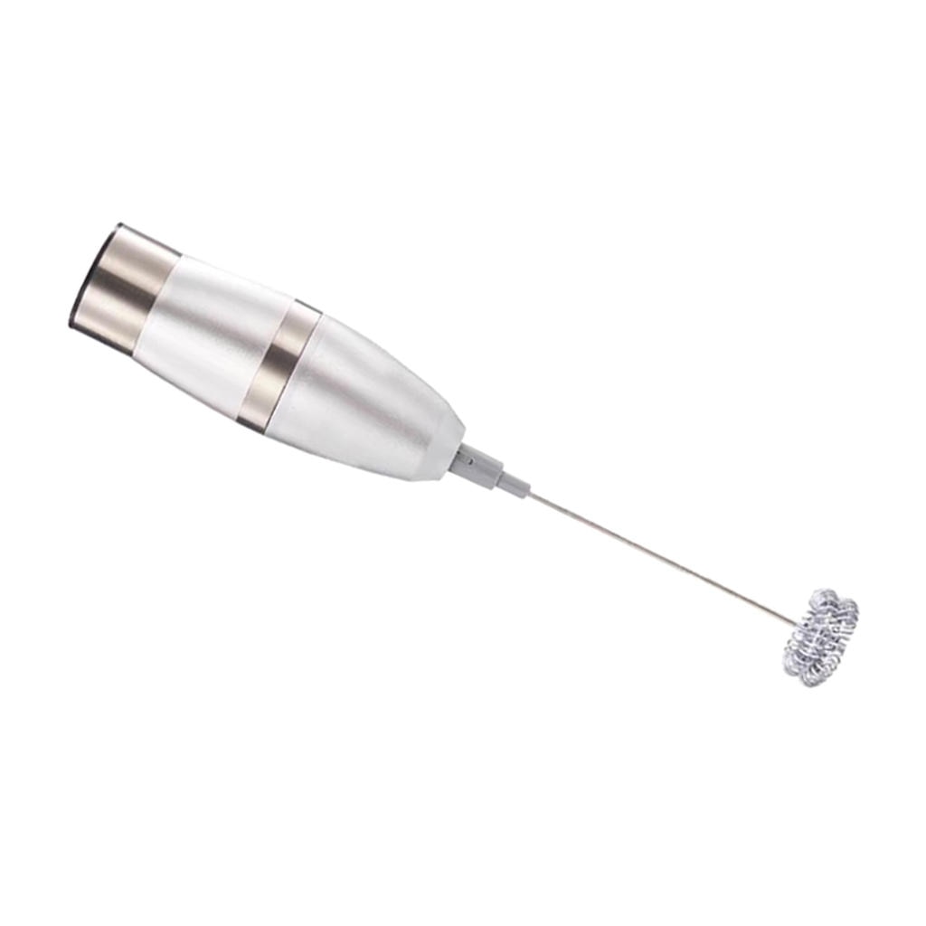 Electric Milk Frother Handheld Stainless Steel Frother Mixer Propeller for Coffee Latte Cappuccino Hot Chocolate