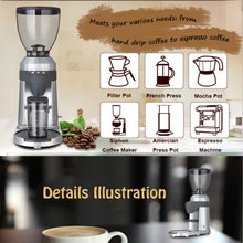 Load image into Gallery viewer, ZD-16 Electric Commercial Coffee Grinder Italian Coffee Grinders 350g 40 Files Adjustable Thickness Electric Coffee Mill Machine
