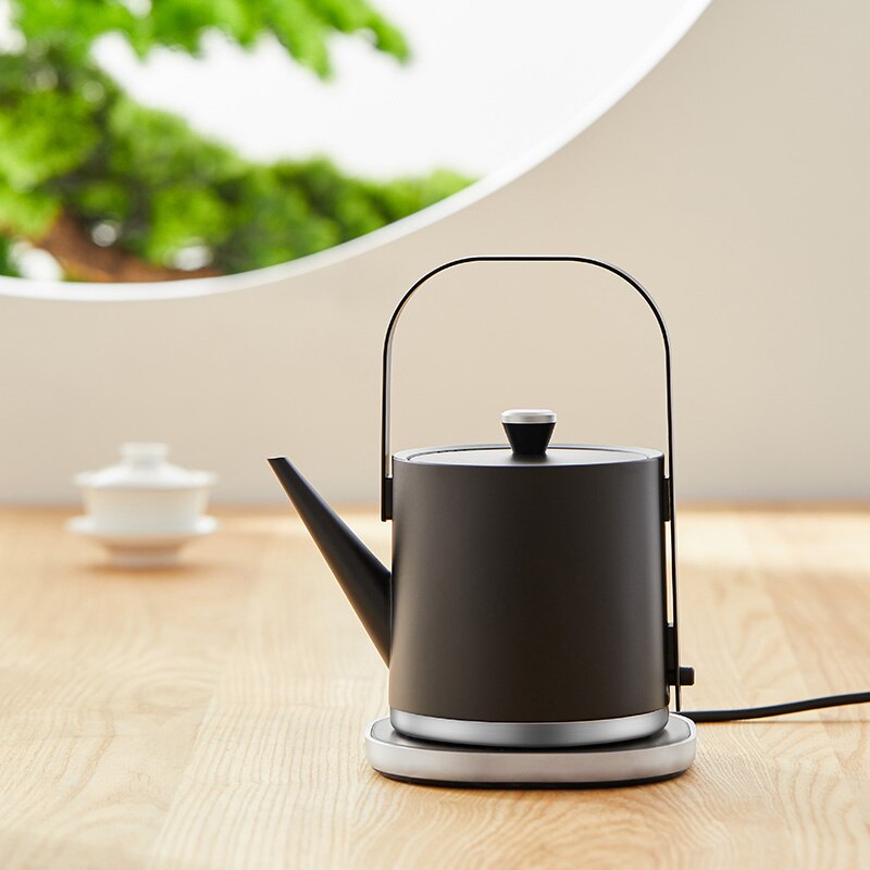 600ML Electric Kettle British STRIX Thermostat Teapot 304 Stainless Steel Household Water Boiler 220V Retro Style Coffee Tea